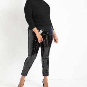 Sequin Front Leggings